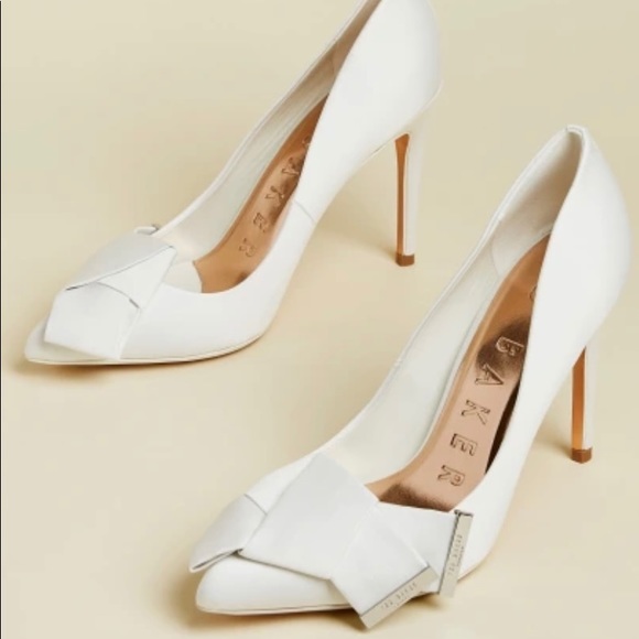 Ted Baker Iinesi Satin Bow Detail Shoes 